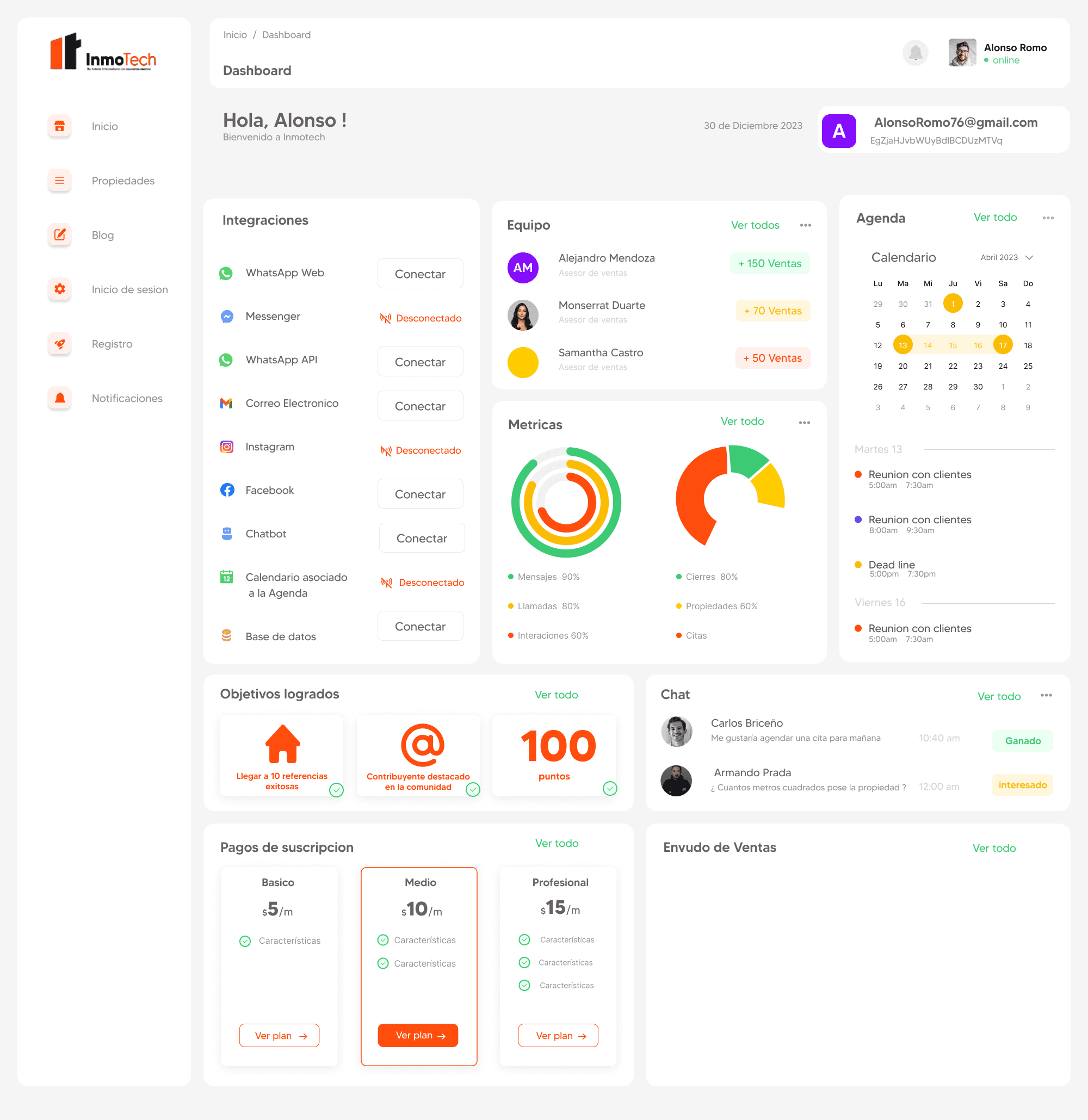 InmoTech — Plataforma Web